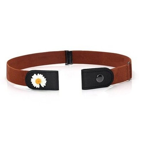 Elastic Flower Belt Belts 85x3cm / 3 Elastic Flower Belt Without Buckle Women Jeans – Dondepiso