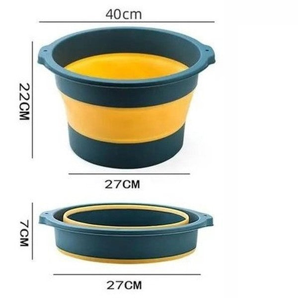 Foldable Footbath Basin Buckets 10L Foldable Footbath Basin Portable Bathtub – Dondepiso