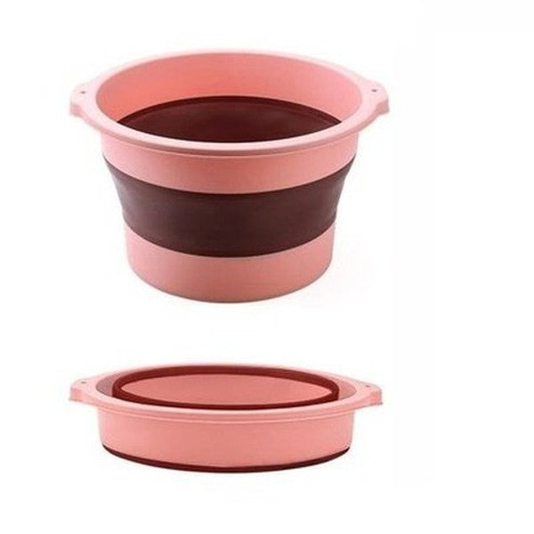 Foldable Footbath Basin Buckets 10L Foldable Footbath Basin Portable Bathtub – Dondepiso