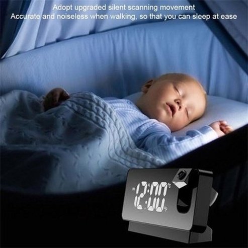 Digital Projector Clock Clocks LED Digital Projector Desk Clock - Dondepiso