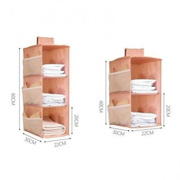 Closet Hanging Shelves Closet Organizers & Garment Racks Hanging Shelves Closet Organizer Cloth Coat Rack · Dondepiso
