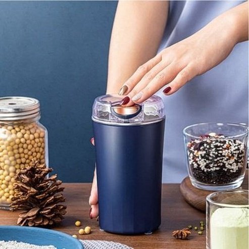 Household Multifunctional Electric Powder Mixer Coffee Grinder Coarse Beans Mill Food Beans Medicinal Materials Grinding Machine. Type: Coffee Grinders.