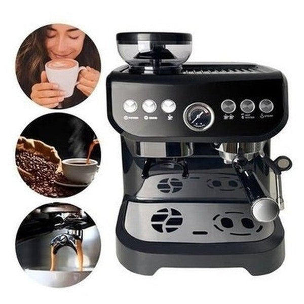Retro Coffee Machine Coffee Makers & Espresso Machines Retro Espresso Coffee Maker With Grinder - Dondepiso