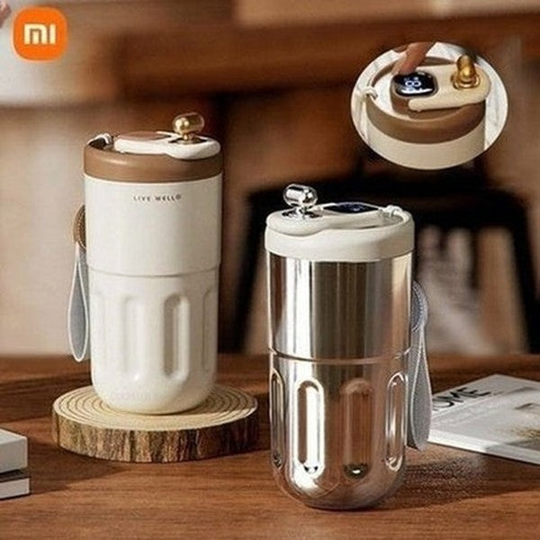 Smart Coffee Cup Coffee & Tea Cups White Xiaomi Smart Coffee Cup With Temperature Display - Dondepiso