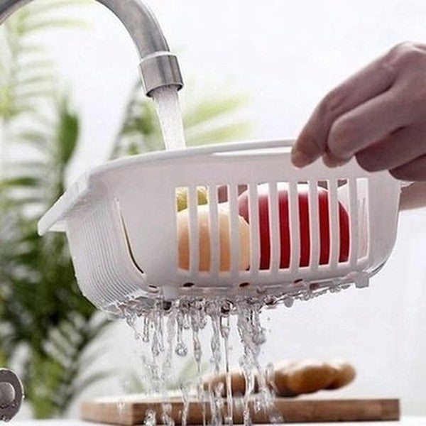 Food Strainer Drainer Colanders & Strainers Retractable Food Strainer Drainer Basket · Dondepiso
