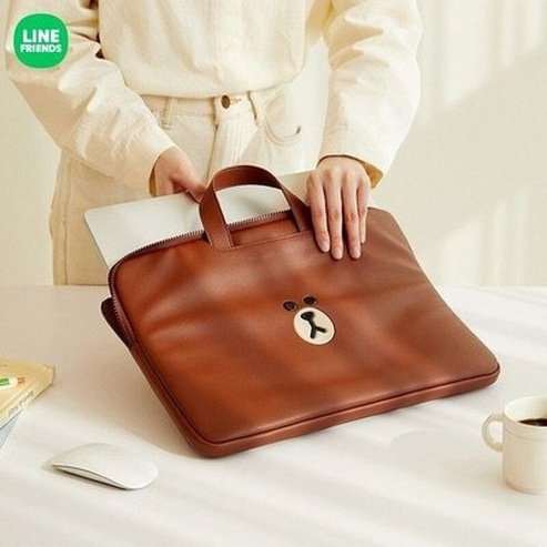 LINE FRIENDS computer bag Computer Covers & Skins LINE FRIENDS Kawaii Computer Tablet Bags – Dondepiso