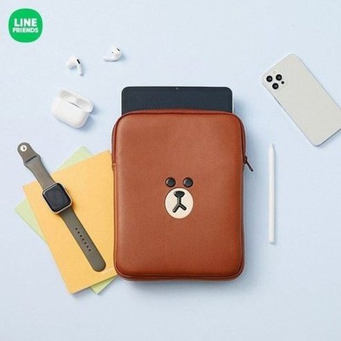 LINE FRIENDS computer bag Computer Covers & Skins LINE FRIENDS Kawaii Computer Tablet Bags – Dondepiso