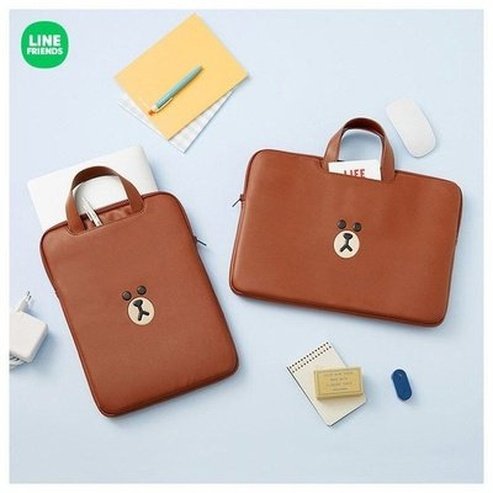 LINE FRIENDS computer bag Computer Covers & Skins LINE FRIENDS Kawaii Computer Tablet Bags – Dondepiso