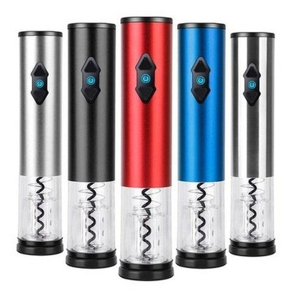 Safety Electric Corkscrew Corkscrews Black Durable safe electric corkscrew with foil cutter – Dondepiso