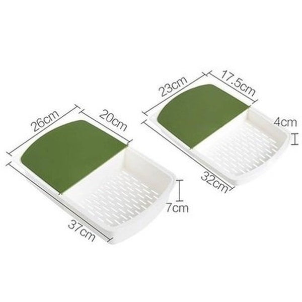 3 in 1 Cutting Board Cutting Boards 3 in 1 Kitchen Cutting Board Basket · Dondepiso