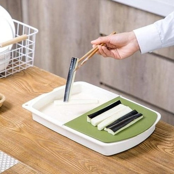 3 in 1 Cutting Board Cutting Boards 3 in 1 Kitchen Cutting Board Basket · Dondepiso