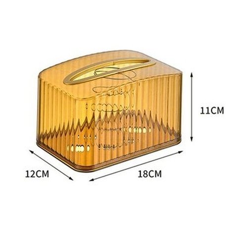 Desktop Pull-out Tissue Box Facial Tissue Holders Decorative Removable Desktop Pull-out Tissue Box · Dondepiso