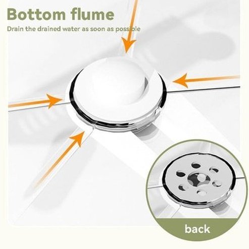 Countertop Clear Dish Drying Rack