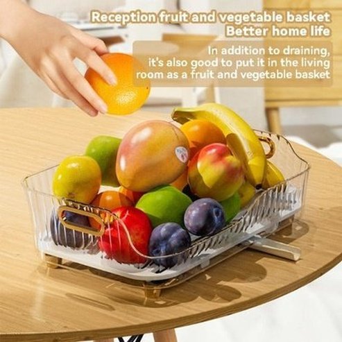Countertop Clear Dish Drying Rack