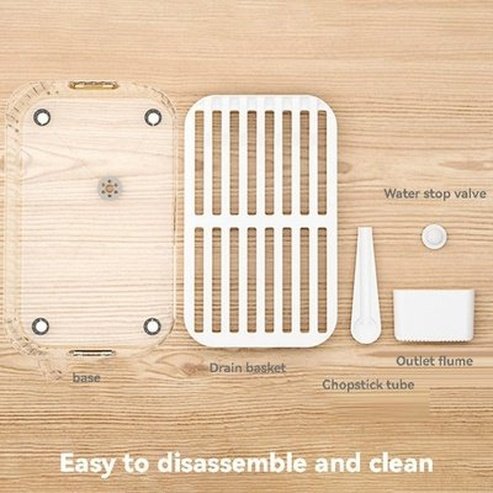 Countertop Clear Dish Drying Rack