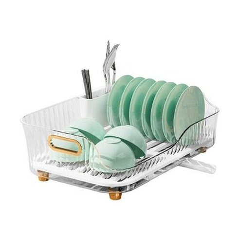 Countertop Clear Dish Drying Rack