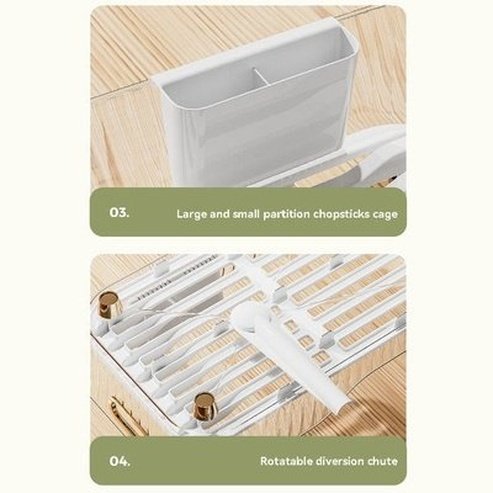 Countertop Clear Dish Drying Rack