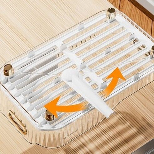 Countertop Clear Dish Drying Rack