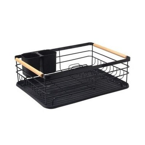 Durable Dish Drain Board Dish Racks & Drain Boards Black Durable single-layer kitchen sink dish drain board – Dondepiso