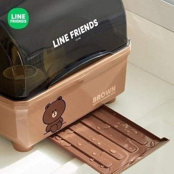LINE FRIENDS Dish Rack Dish Racks & Drain Boards
