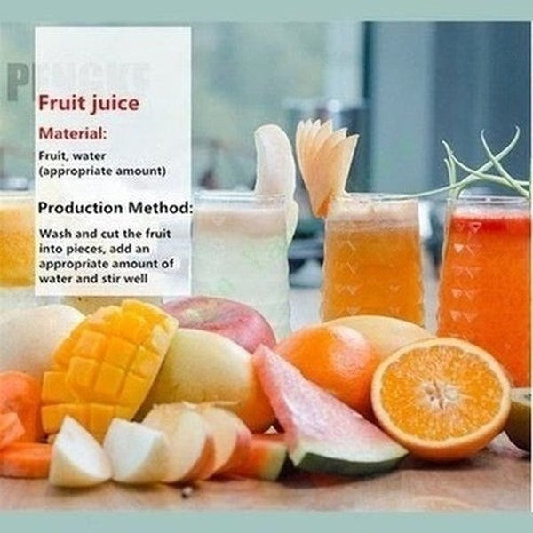 Electric Fruit Juicer Juicers Red 2 Cups 2 Blades Electric Fruit Juicer · Dondepiso