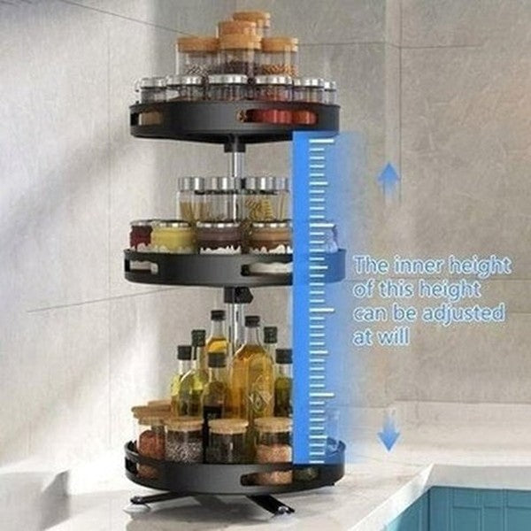 Rotating Spice Rack Spice Organizers Rotating Spice Organizer Rack · Dondepiso