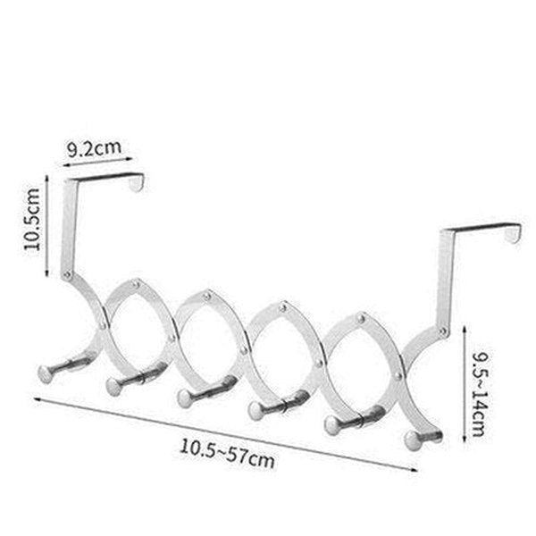 Telescopic Door Storage Rack Metal Hanger