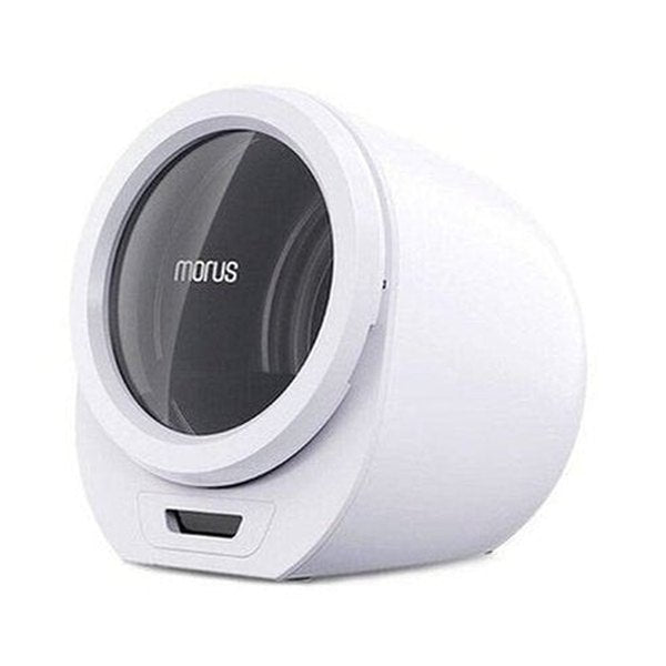 Portable Clothes Dryer Dryers White Round Mini Automatic Electric Clothes Dryer · Dondepiso
