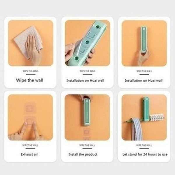 Practical Hanger Organizer Drying Racks & Hangers Practical 12 Clips Hanger Organizer – Dondepiso