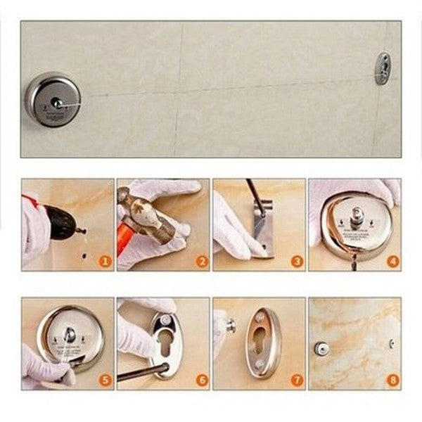 Stainless Steel Retractable Clothes Dryer