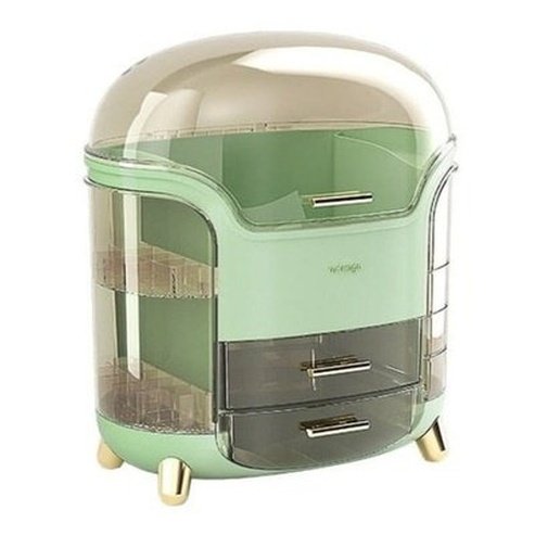 Large Capacity Cosmetic Storage Box Dustproof Makeup Organizer For Cotton Pads Swabs Bathroom Jewelry Organizer For Cosmetics. Type: Household Storage Containers.