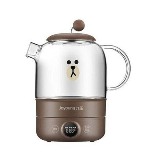 LINE FRIENDS Electric Kettle Electric Kettles Brown Bear LINE FRIENDS Kawaii Brown Sally Cony Electric Kettle - Dondepiso
