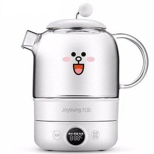 LINE FRIENDS Electric Kettle Electric Kettles Connie Rabbit LINE FRIENDS Kawaii Brown Sally Cony Electric Kettle - Dondepiso