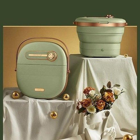 Foot Massage Machine Electric Massagers Green Retro Green Electric Foot Massage Machine · Dondepiso