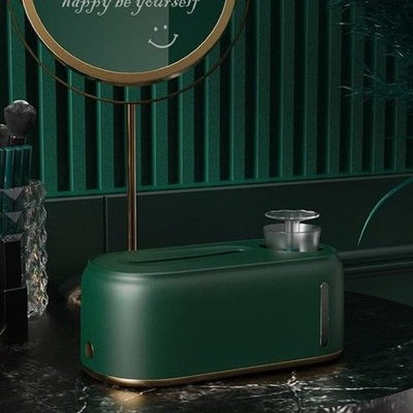 Humidifying Tissue Box Facial Tissue Holders Automatic Humidifying Push Button Tissue Box – Dondepiso