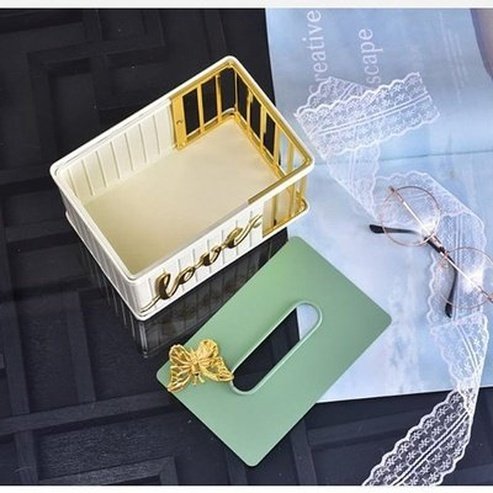 Decor Tissue Box Facial Tissue Holders Home Decorative Desktop Tissue Box · Dondepiso