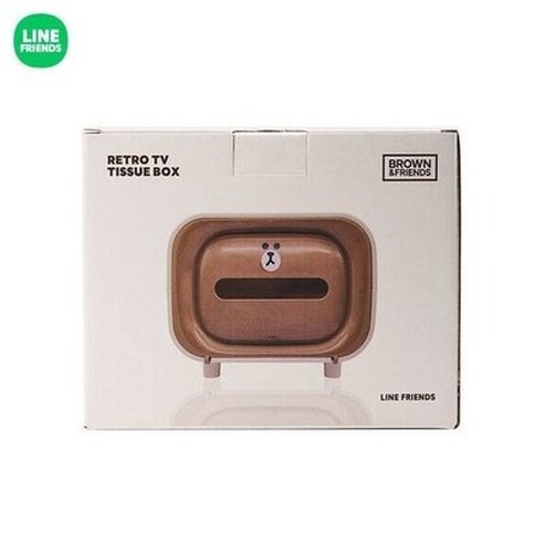 LINE FRIENDS Tissue Box Facial Tissue Holders LINE FRIENDS Cartoon Brown Sally Kawaii Tissue Box – Dondepiso