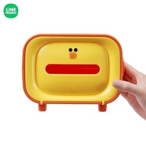 LINE FRIENDS Tissue Box Facial Tissue Holders LINE FRIENDS Cartoon Brown Sally Kawaii Tissue Box – Dondepiso