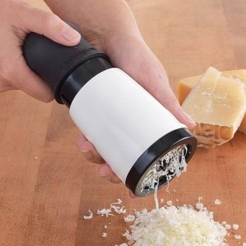 Cheese Grater Slicer Food Graters & Zesters White Manual Stainless Steel Cheese Grater Slicer · Dondepiso