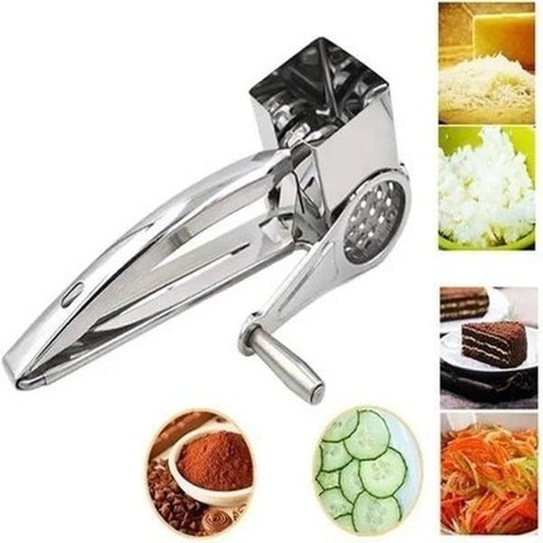 Rotary Cheese Grater Food Graters & Zesters Rotary Cheese Grater 4 Drum Blade – Dondepiso
