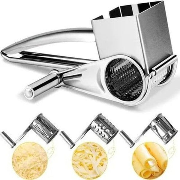 Rotary Cheese Grater Food Graters & Zesters Rotary Cheese Grater 4 Drum Blade – Dondepiso
