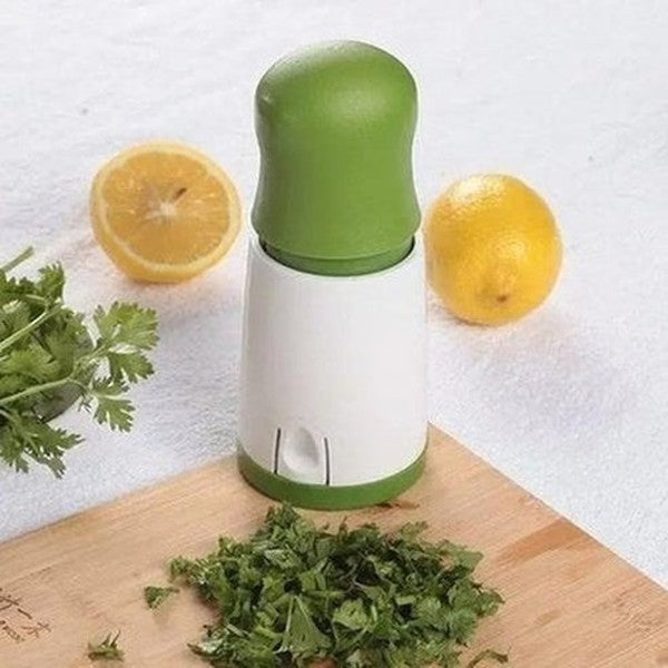 Herbal Spice Mill Food Grinders & Mills Green Herb Spice Mill Vegetable Chopper Stainless-Steel – Dondepiso