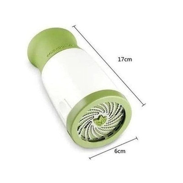 Herbal Spice Mill Food Grinders & Mills Green Herb Spice Mill Vegetable Chopper Stainless-Steel – Dondepiso