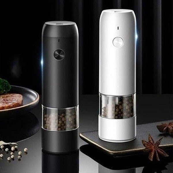 Electric Pepper Grinder Food Grinders & Mills USB Rechargeable Manual Electric Pepper Mill · Dondepiso
