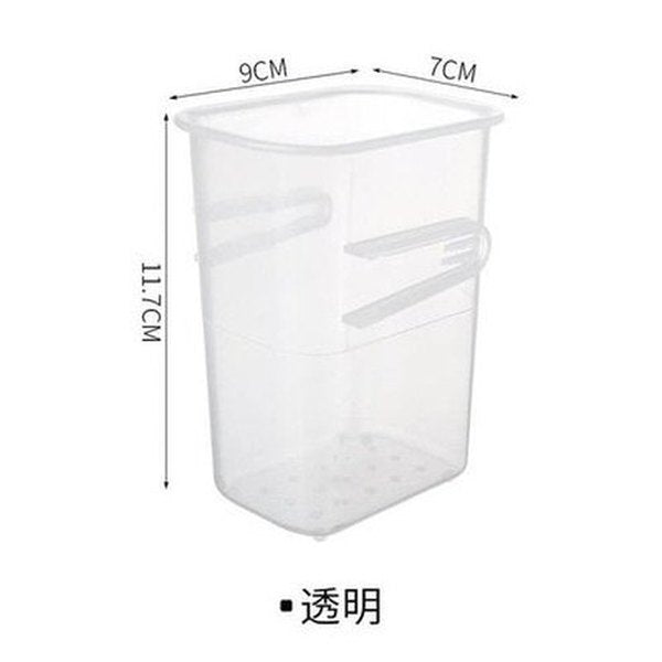 Fridge Door Organizer Box Food Storage Containers Nestable Organizer Boxes for Fridge Door Shelves - Dondepiso