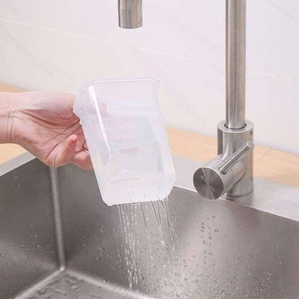 Fridge Door Organizer Box Food Storage Containers Nestable Organizer Boxes for Fridge Door Shelves - Dondepiso