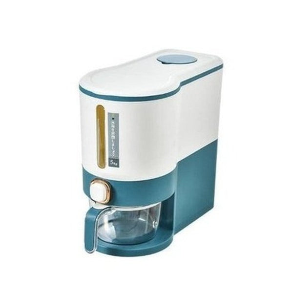 Press-Type Automatic Dispenser Storage Rice Bucket. Rice Bucket Household Insect-Proof Moisture-Proof Sealed Tank Rice Tank Kitchen Rice Storage Box