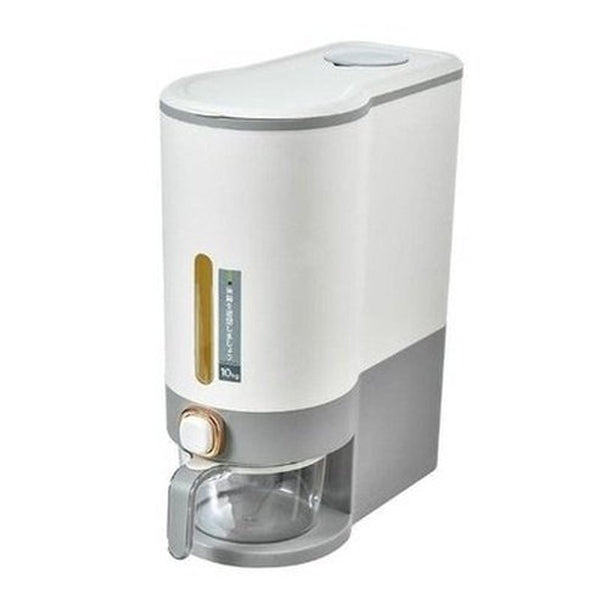 Press-Type Automatic Dispenser Storage Rice Bucket. Rice Bucket Household Insect-Proof Moisture-Proof Sealed Tank Rice Tank Kitchen Rice Storage Box