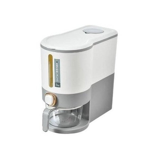 Press-Type Automatic Dispenser Storage Rice Bucket. Rice Bucket Household Insect-Proof Moisture-Proof Sealed Tank Rice Tank Kitchen Rice Storage Box
