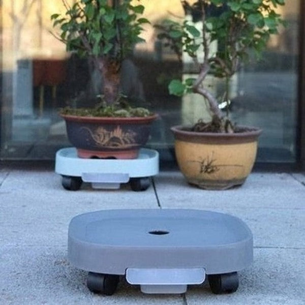 Roller pot tray Garden Pot Saucers & Trays Pot Stand With Wheel For Easy Mobility · Dondepiso
